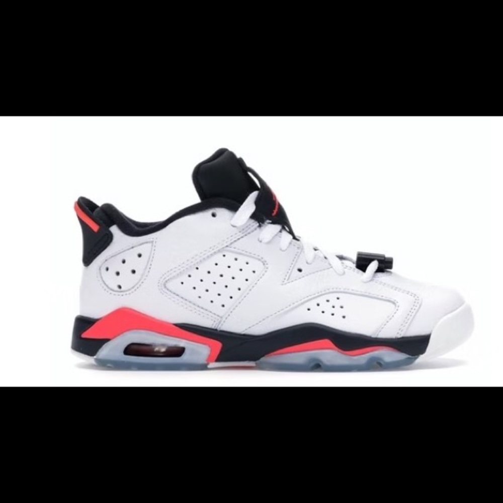 Jordan 6 Retro Low infrared White